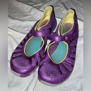 Merrell Crush Glove Purple Mary Jane Athletic Shoes Women's Size 10 Vibram Sole